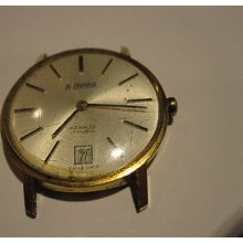 Le Phare Gold Plated Wrist Watch 17 Jewels Mechanical Swiss Made For Parts 10