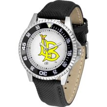 Long Beach State 49ers Mens Leather Wrist Watch