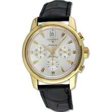 Longines Conquest Heritage 18K Yellow Gold Automatic Chronograph Watch