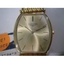 Longines La Grande Classic Men's Watch Quartz All Stainless S Gold Original