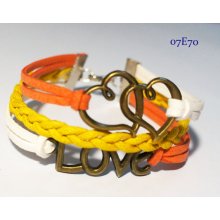 Love Infinity Heart To Heart Bracelet Cute Bracelet Vintage Style Bracelet Blessing Bracelet