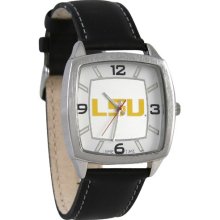 LSU Tigers watch : LSU Tigers Leather Banded Retro Watch