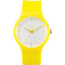 Ltd Watch Unisex Limited Edition Essentials Range Watch Ltd 051202 With Yellow Strap And White Dial