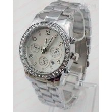 Luxury Fashion Watch + Calendar Diamonds Classic Men Women Mechanica