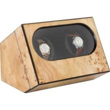 Mapa Burl Wood Watch Winder Wooden For Automatic Watches High-end Designer