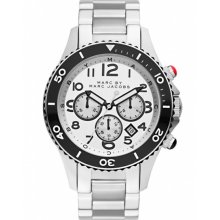 Marc by Marc Jacobs Watches Silver Rock Chronograph Watch MBM5027 OS (US)