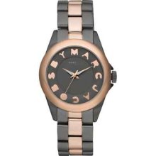 Marc Jacobs Watch Smoke & Rosegold Bubble Smoke Face Mbm3114 Newest