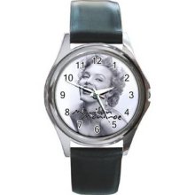 Marilyn Monroe Vol 1 Unisex Silver-Tone Round Metal Watch 14