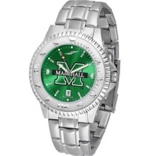 Marshall Thundering Herd Competitor AnoChrome-Steel Band Watch