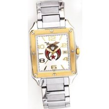 Masonic Shrine Watch - Men's Two Tone Tourneau Masonic