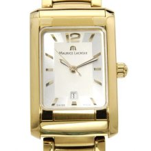 Maurice Lacroix Miros Ladies Gold-Plated Watch, 9/10 Condition