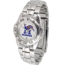 Memphis Tigers Womens Steel Sports Watch