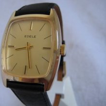 Men Edele Watch Stainless Steel 1960's