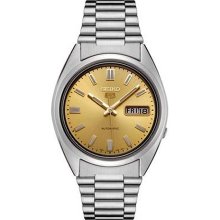 Men Seiko SNXS81K Seiko 5 Seiko 5 Automatic Dress Watch Gold