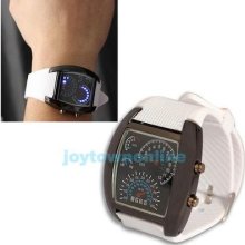 Men Watch Flash Led Military Wrist Watch Sports Meter Dial Watch Gift Jt1