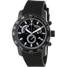 Men's 11295 Specialty Chronograph Black Textured Dial Black