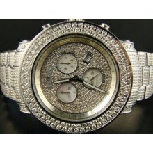 Mens 19.25 Ct Full Joe Rodeo Junior Diamond Watch Jju36