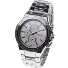 Men's Analogue Quartz Wrist Watch with White Dial & Japanese Moveme...