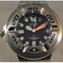 Mens Citizen Eco Drive Promaster Professional Diver Stainless Steel Watch