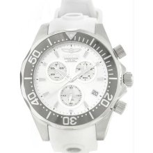 Men's Grand Diver Chronograph Stainless Steel Case and Bracelet Silver Tone Dial