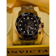 Mens Invicta 10382 Classic Scuba Pro Diver Chrono Bracelet