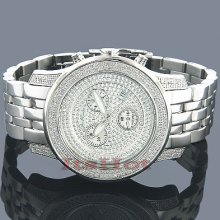 Mens Joe Rodeo Watch 3.50ct Diamond Band 2000