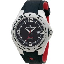 Men's Rip Curl Solar Barrel Heat Bezel Black Watch A2497-BLK ...