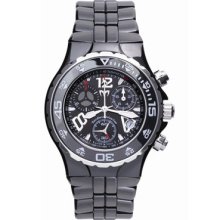 Men's Technomarine Tmycb02c Black Matte Ceramic Ceramique Ret$2250 Swiss