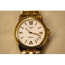 Men's Tissot Ballade Swiss Made Gold Tone Quartz Wristwatch