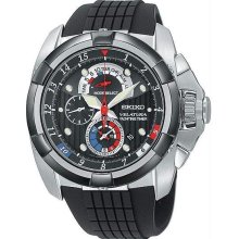 Men's Velatura Advanced Chronograph Yachting Timer Black Dial Rubber