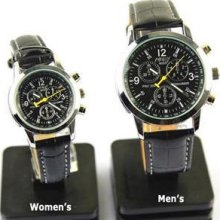 Men's/women's Fashion Casual Quartz Analog Wrist Sport Watch Black/blue/white