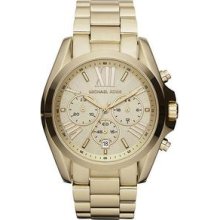 Michael Kors Bradshaw Gold-Tone Chronograph Ladies Watch MK5605