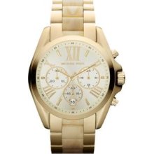 Michael Kors Bradshaw Horn and Gold-Tone Chronograph Ladies Watch MK5722