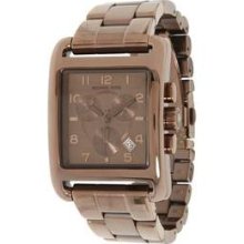 Michael Kors Chronograph Brown-Plated Ladies Watch MK5496