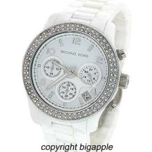 Michael Kors Chronograph Ceramic Ladies Watch Mk5188