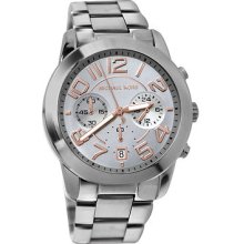 Michael Kors Mercer Chronograph Stainless Steel Ladies Watch Mk5725