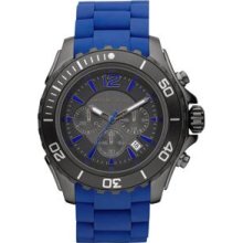 Michael Kors Michael Kors Stainless Steel Blue and Black Watch MK8233