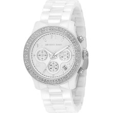 Michael Kors MK5188 Women's White Ceramic Quartz Watch