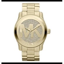 Michael Kors Mk5706 'runway' Logo Dial Bracelet Watch, 45mm