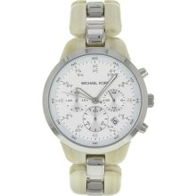 Michael Kors Showstopper Chronograph Horn Ladies Watch MK5610