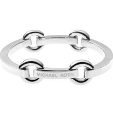 Michael Kors Thin Bit-Link Bracelet, Silver Color