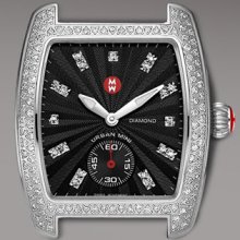 Michele Urban Mini Diamond Head, Stainless Steel