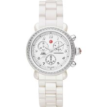 Michele Women's CSX 36 White Dial Watch MWW03N000001