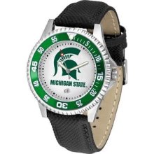 Michigan State University Men's Leather Sports Watch