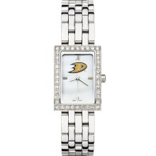 Mighty Ducks of Anaheim Women's Steel Band Allure Watch