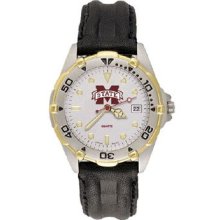 Mississippi State All Star Mens (Leather Band) Watch