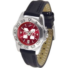 Mississippi State Bulldogs NCAA AnoChrome Sport Ladies Watch (Le