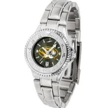 Missouri Tigers Mizzou Women's Stainless Steel Dress Watch