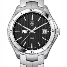 MIT TAG Heuer Men's Link Watch w/ Black Dial