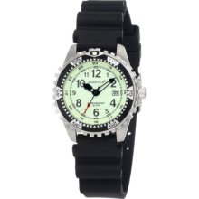 Momentum Ladies 1M-Dv01l1b M1 Lime Dial Black Rubber Dive Watch